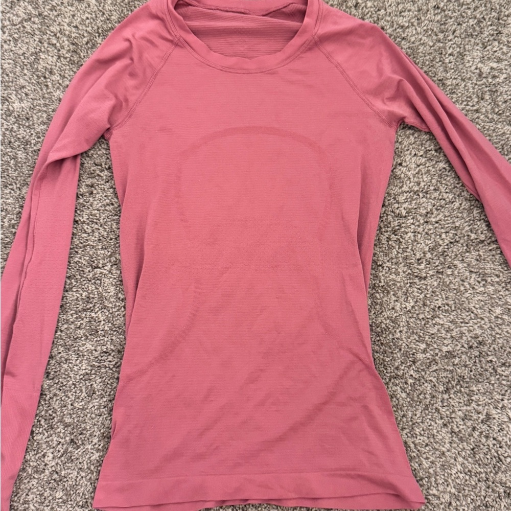 Lululemon Athletica Pink swiftly tech Long Sleeve Tee